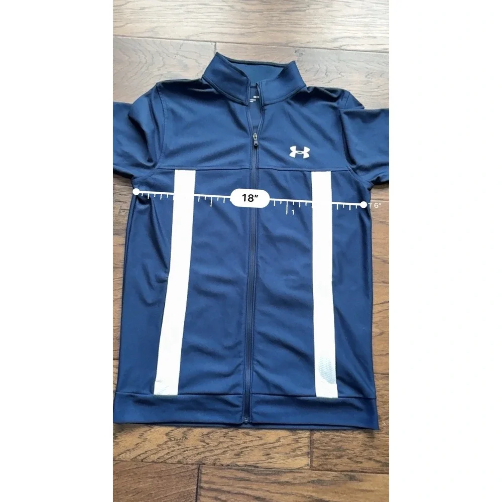 Under Armour Men's‎ Twister Track Jacket Small Navy Blue  1357454